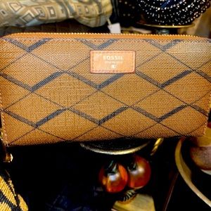 Fossil Brown and Black Wallet